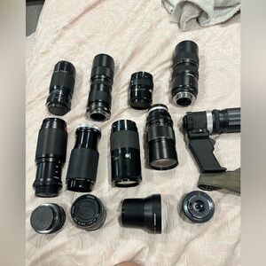 Lot of Camera lenses